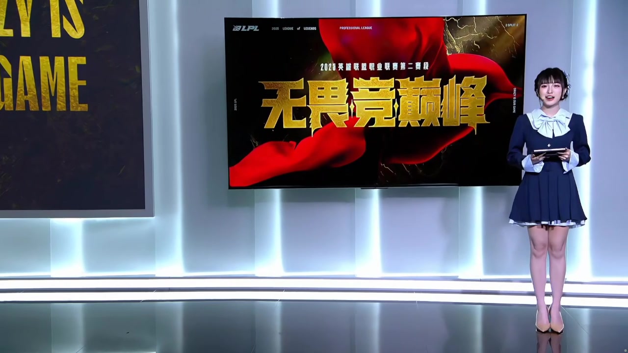 牛逼还做了盘发！互动主持周敢敢登台亮相